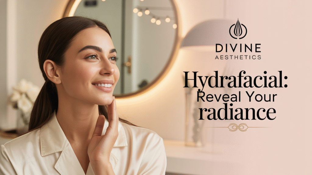 Hydrafacial Near Me: Glow With Skin Treatment in DIVINE AESTHETICS- Best Skin & Hair Clinic in Bangalore.